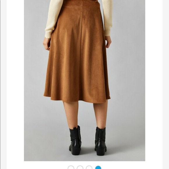 Cute Koton Brown Skirt, Size Small - Picture 5 of 6